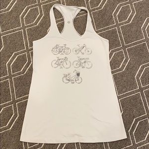 Lululemon white *SE cool racerback sz 10
